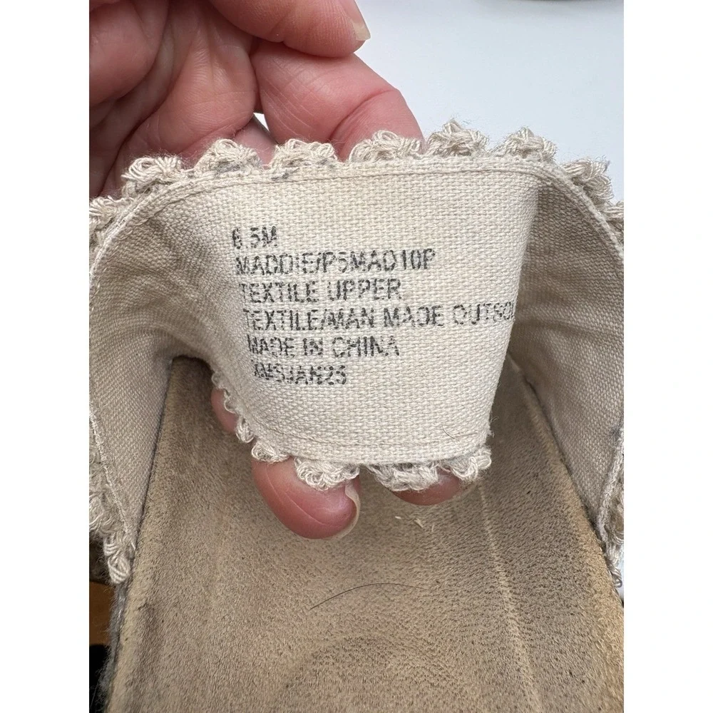 Haute Hippie Maddie Beige Crochet Sandals, 6.5